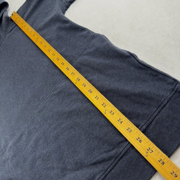 Lululemon Cut Above Hoodie Expression Women’s 8 Heathered Naval Blue Side Slits - Picture 9 of 10